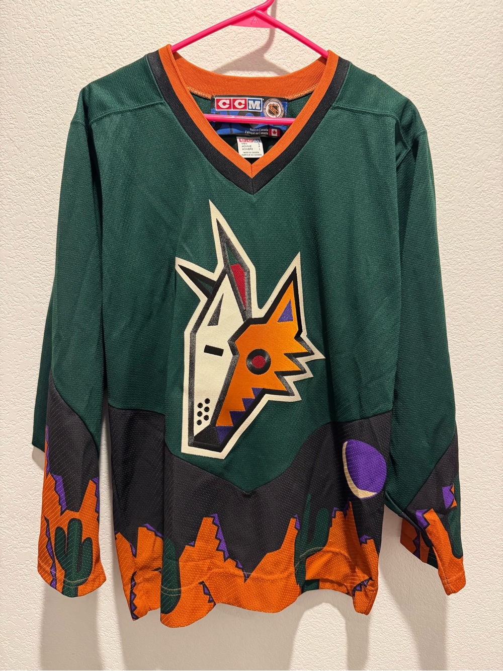 Vintage Phoenix Coyotes Peyote CCM Alternate Jersey Small